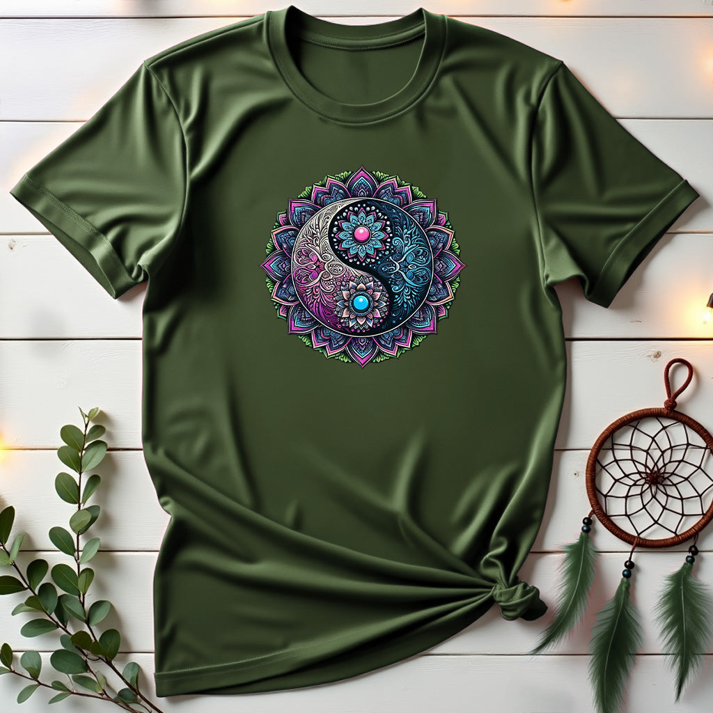 Mandala Yin Yang T-shirt