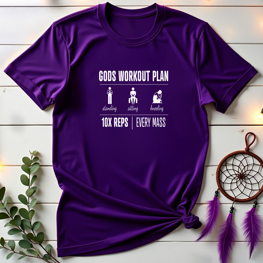 God's Workout Plan T-shirt