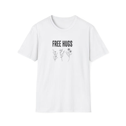 Free Hugs Floral T-shirt