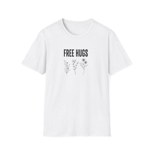 Free Hugs Floral T-shirt