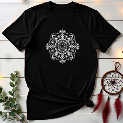 Monochrome Mandala T-shirt