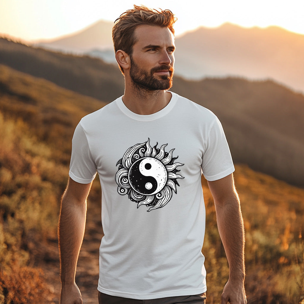 Yin-Yang Sunburst T-shirt