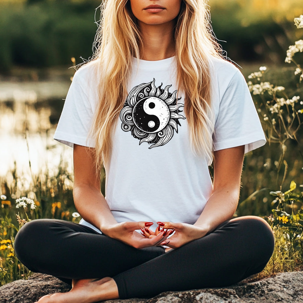 Yin-Yang Sunburst T-shirt