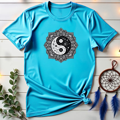 Cosmic Yin Yang Mandala T-shirt
