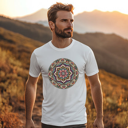 Radiant Mandala Bloom T-shirt