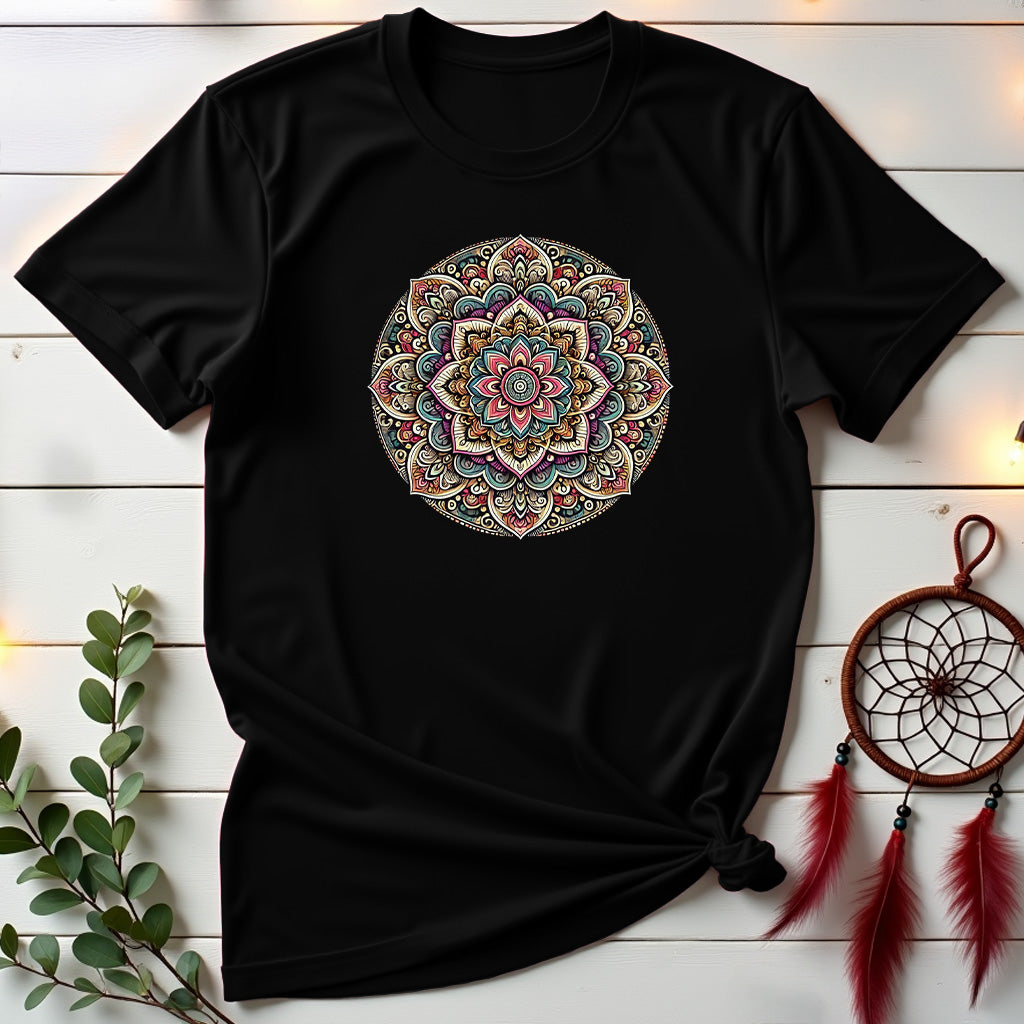 Radiant Mandala Bloom T-shirt
