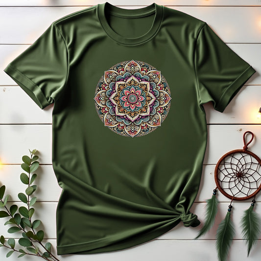 Radiant Mandala Bloom T-shirt