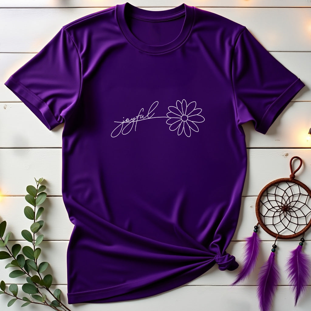 Joyful Daisy Flower T-Shirt