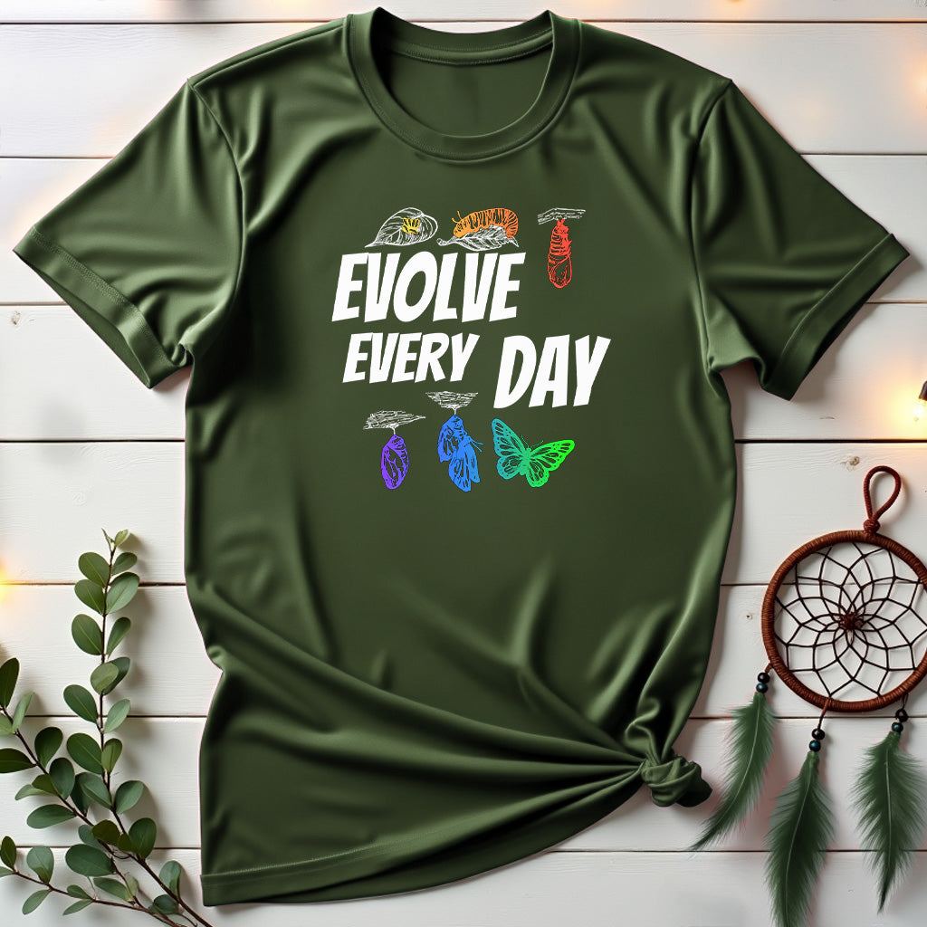 Evolve Every Day Butterfly T-Shirt