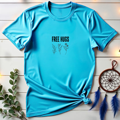 Free Hugs Floral T-shirt
