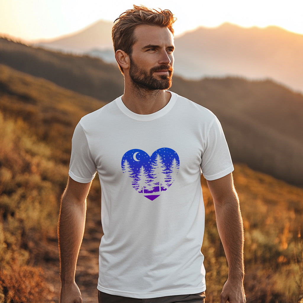 Heart Nature Night T-shirt