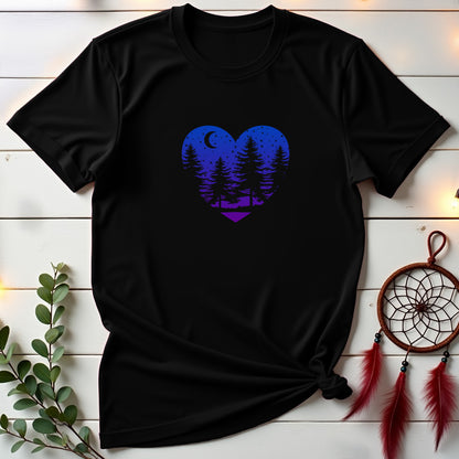 Heart Nature Night T-shirt