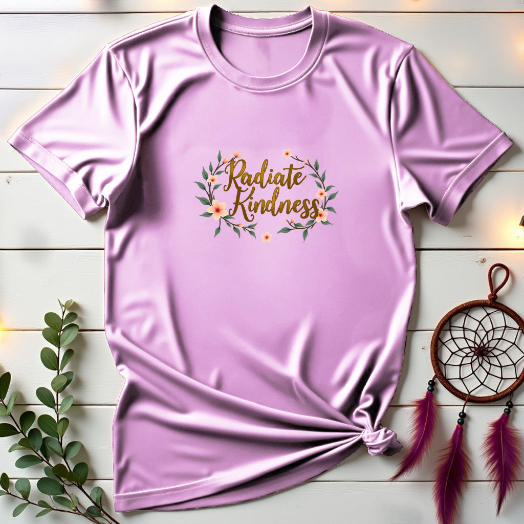 Radiate Kindness Leaves & Flowers T-Shirt