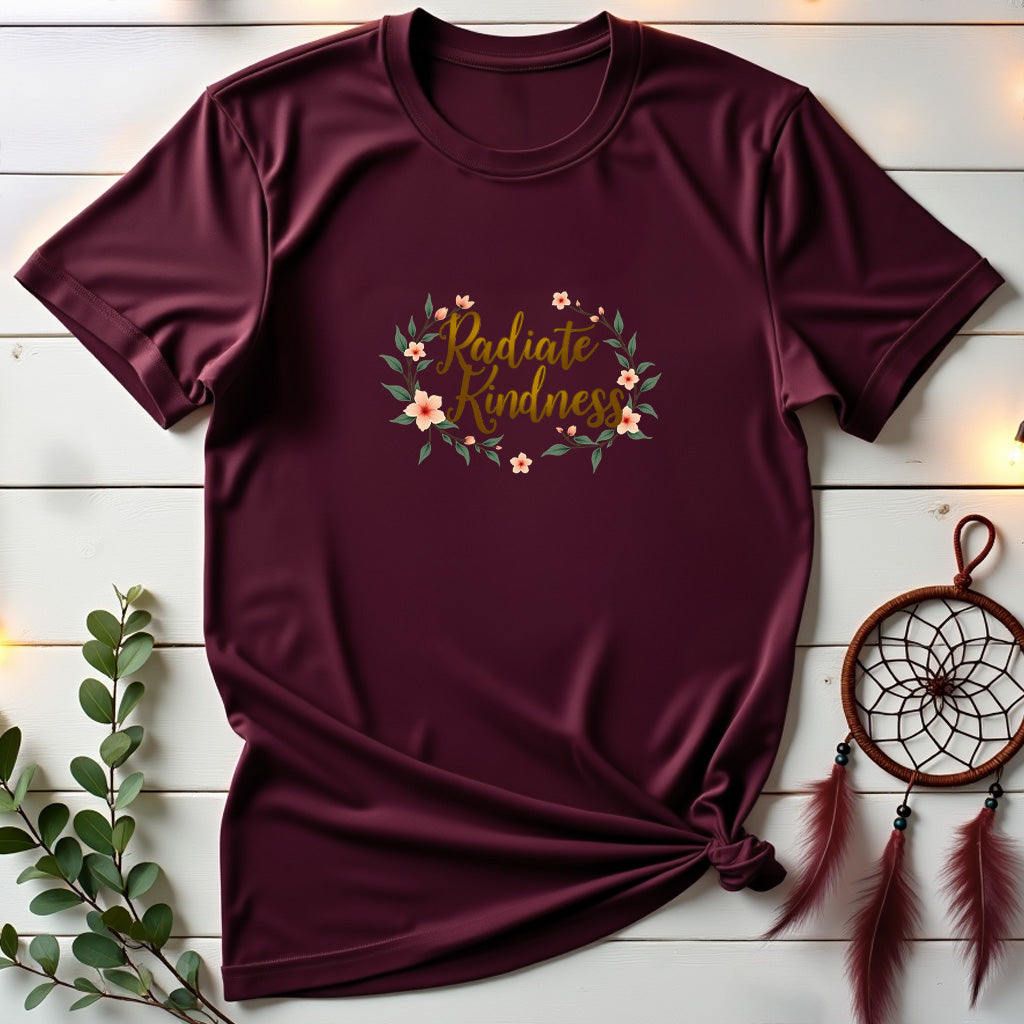 Radiate Kindness Leaves & Flowers T-Shirt