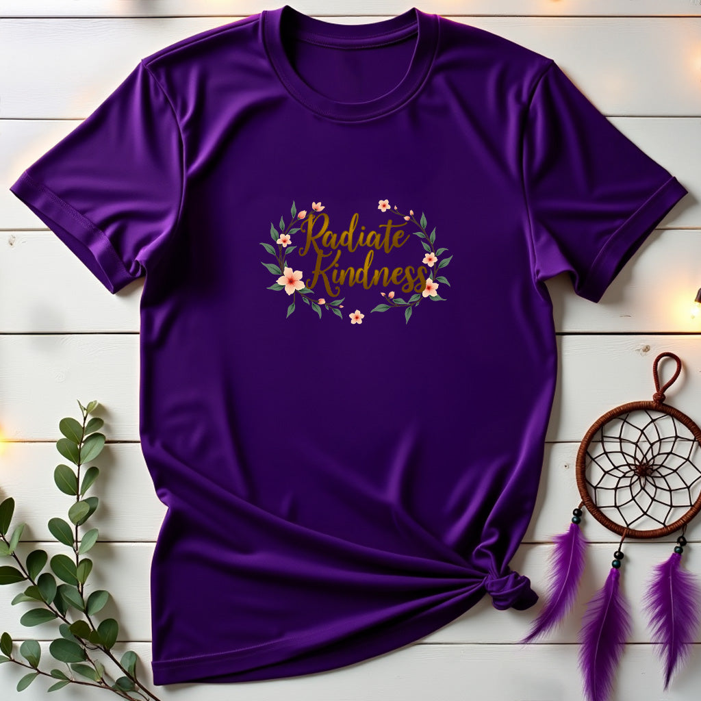 Radiate Kindness Leaves & Flowers T-Shirt
