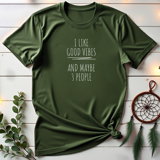 Good Vibes & 3 People T-shirt