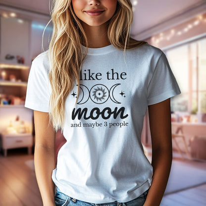 Moon & 3 People T-shirt