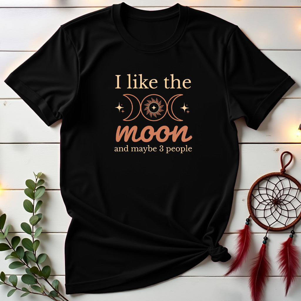 Moon & 3 People T-shirt