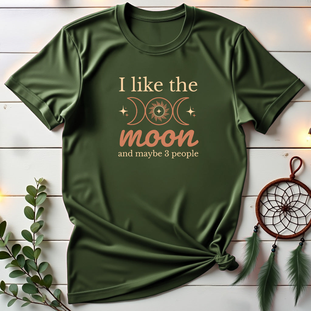 Moon & 3 People T-shirt