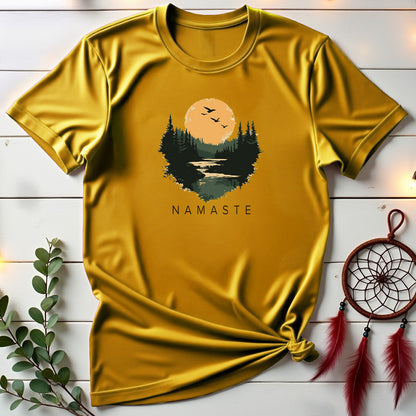 Vintage Landscape Namaste T-shirt