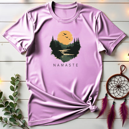 Vintage Landscape Namaste T-shirt