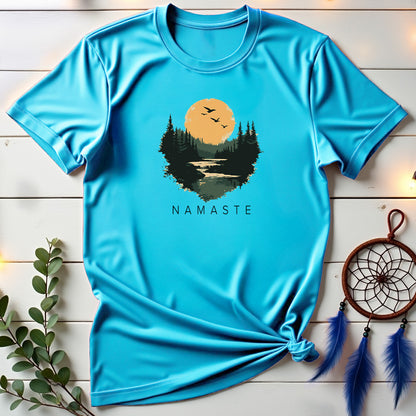 Vintage Landscape Namaste T-shirt