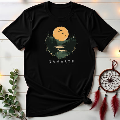 Vintage Landscape Namaste T-shirt
