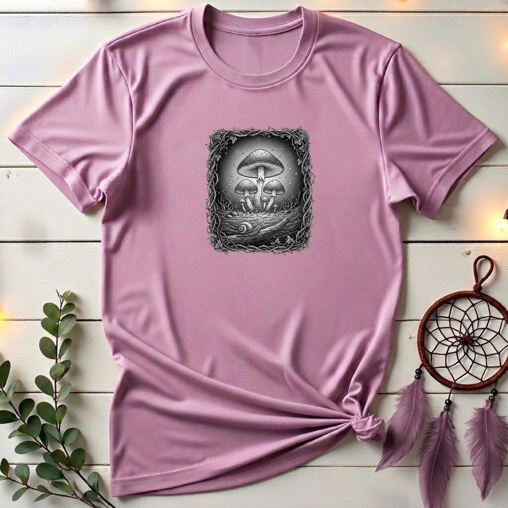 Bioluminescent Fungi of the Enchanted Forest T-Shirt