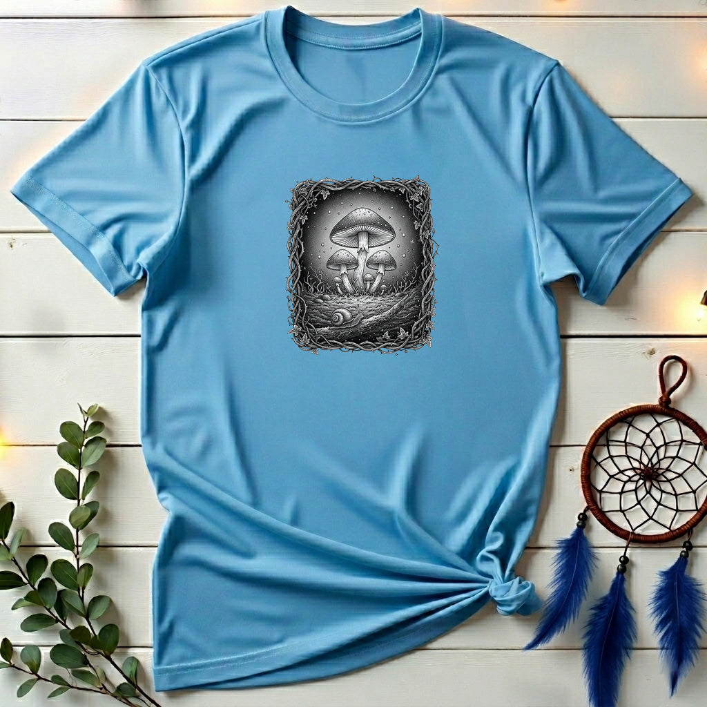 Bioluminescent Fungi of the Enchanted Forest T-Shirt