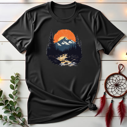 Vintage Sunset Mountains T-shirt