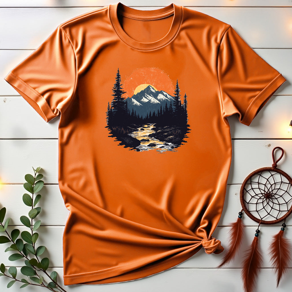 Vintage Sunset Mountains T-shirt