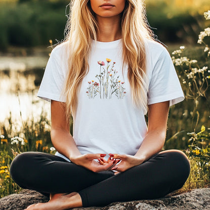 Watercolor Wildflowers T-shirt