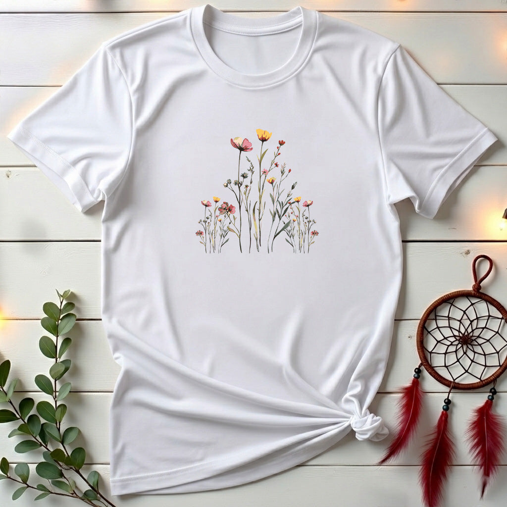 Watercolor Wildflowers T-shirt