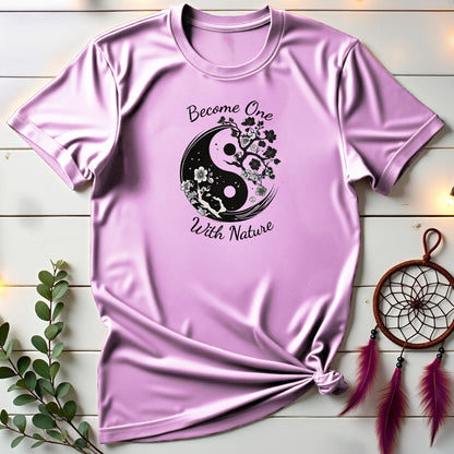 Become One with Nature Yin Yang T-shirt