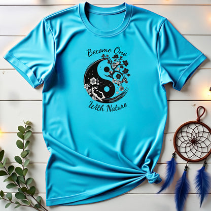 Become One with Nature Yin Yang T-shirt