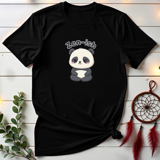 Zen-ish Cute Panda Character T-Shirt