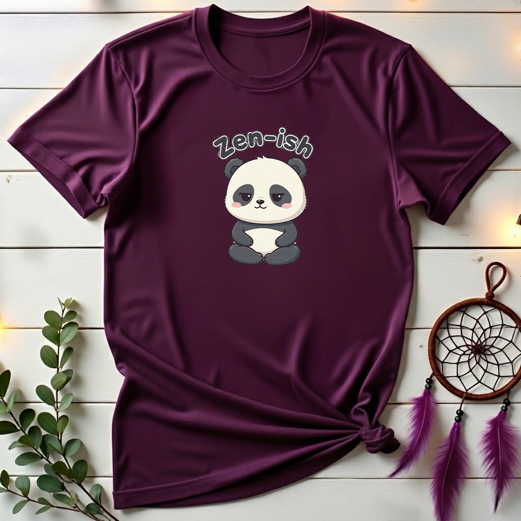 Zen-ish Cute Panda Character T-Shirt
