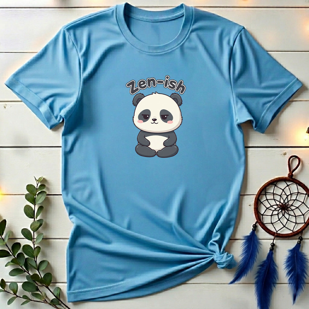 Zen-ish Cute Panda Character T-Shirt